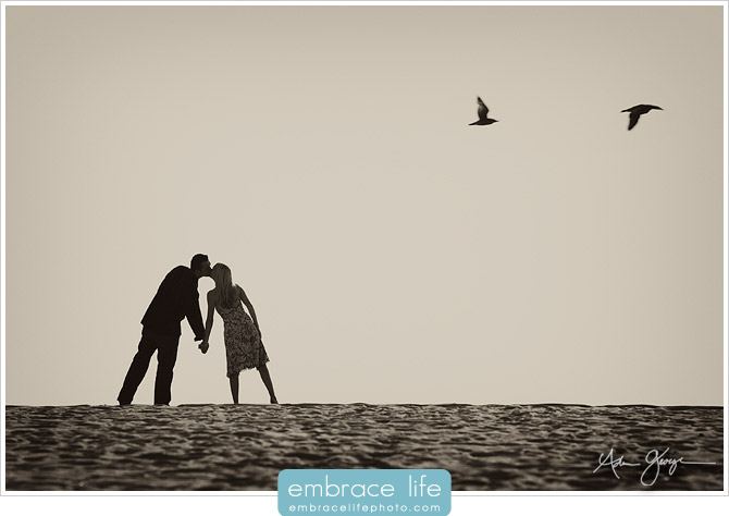 Love Birds - Venice Beach Engagement Photo