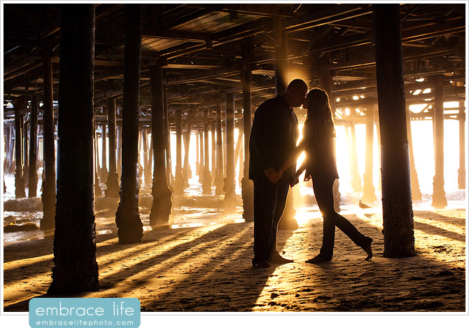 Santa Monica Pier Engagement Photographer