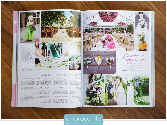 Floral Design Photographs Published by 25ans Magazine