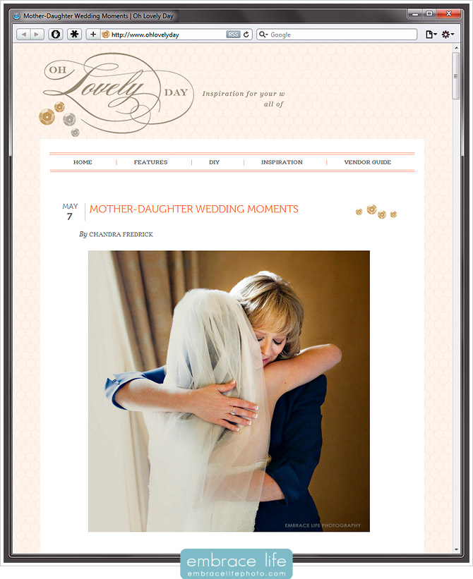 Emotional mother of the bride hugging her daughter