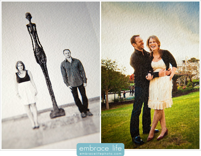 Engagement Photo Book - Watercolor Pages