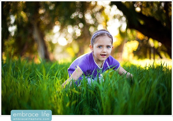 Portrait of Faith in a Moorpark field
