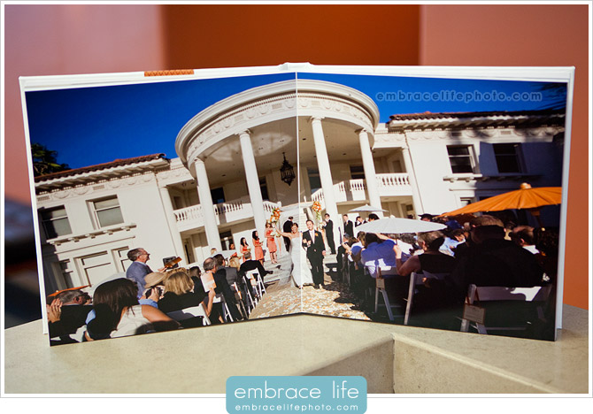 Custom wedding photography album