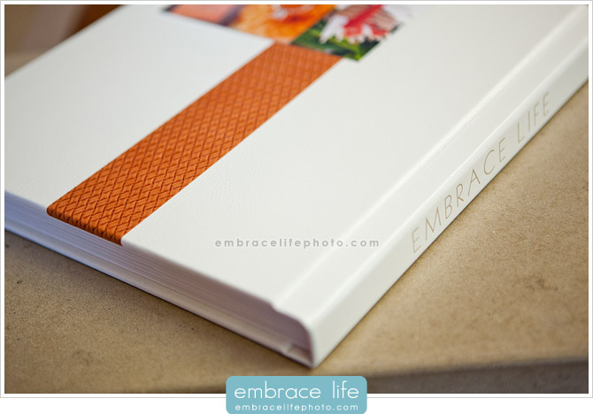 Flush mount wedding album