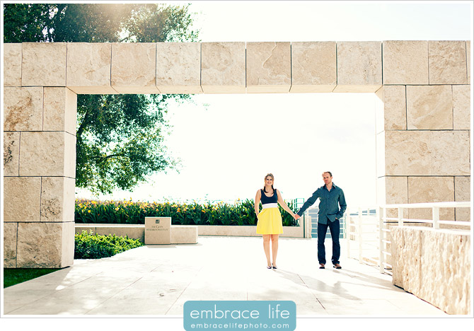 Getty Museum Engagement Pictures - 03