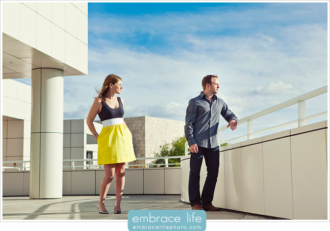 Getty Center Engagement Portraits - 04