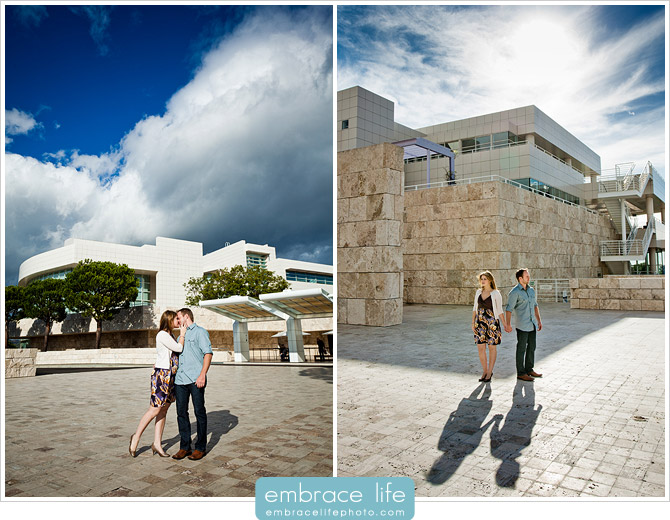 Getty Center Engagement Photos - 05