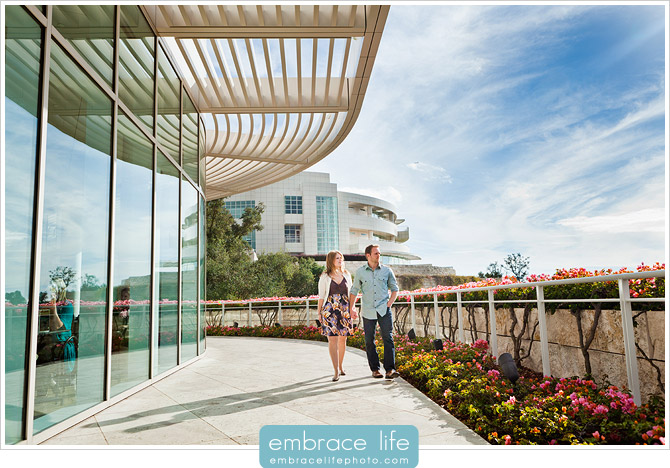 Engagement Portraits at the Getty Center - 07