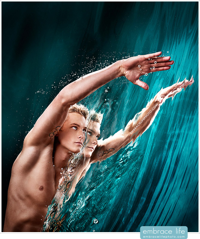 Olympic swimmer Vladimir Morozov by L.A. commercial photographer, Embrace Life Photography
