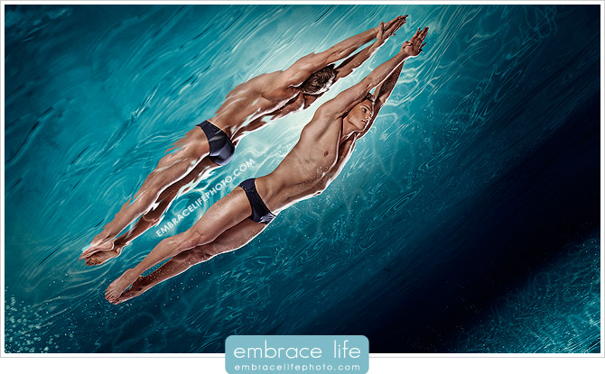 Olympic swimmer Vladimir Morozov by L.A. commercial photographer, Embrace Life Photography