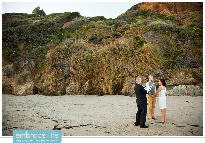El Matador Beach Wedding Ceremony - 11