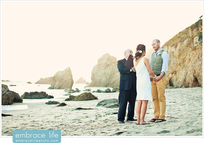 El Matador Beach Wedding Ceremony - 12