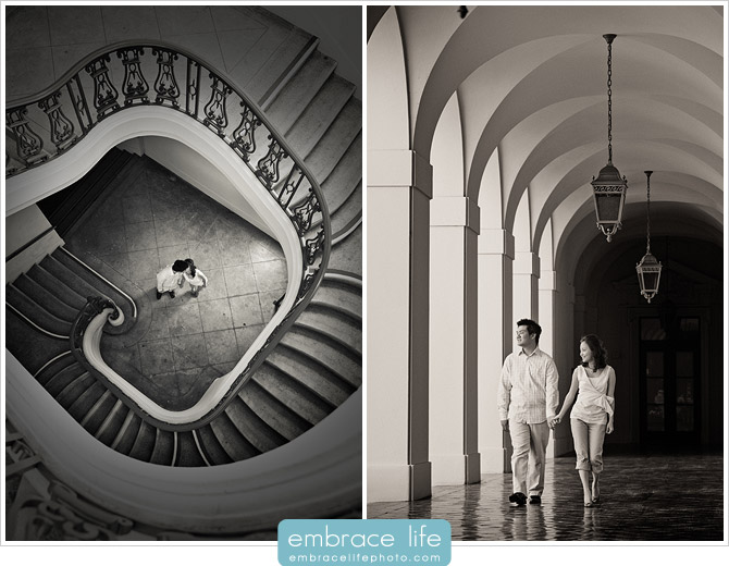 Pasadena City Hall Engagement Portraits - 06