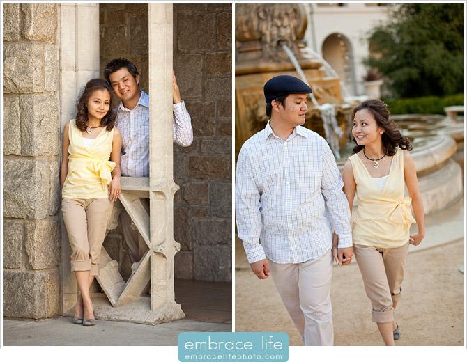 Pasadena City Hall Engagement Portraits - 07