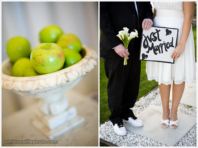 Just married in Palm Springs, California