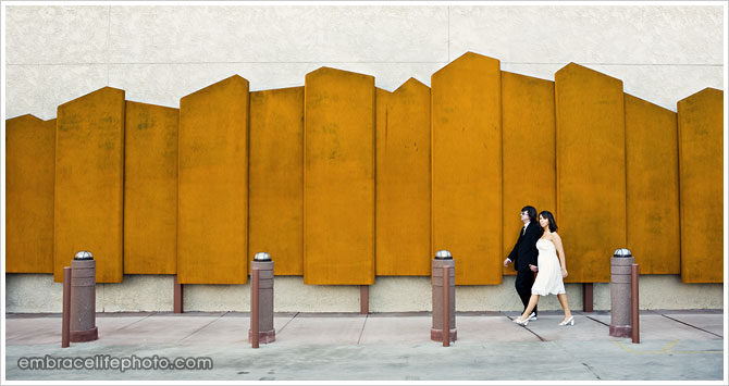 California engagement portrait