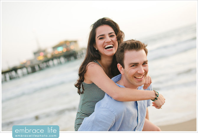 Santa Monica Beach Engagement Photography - 09